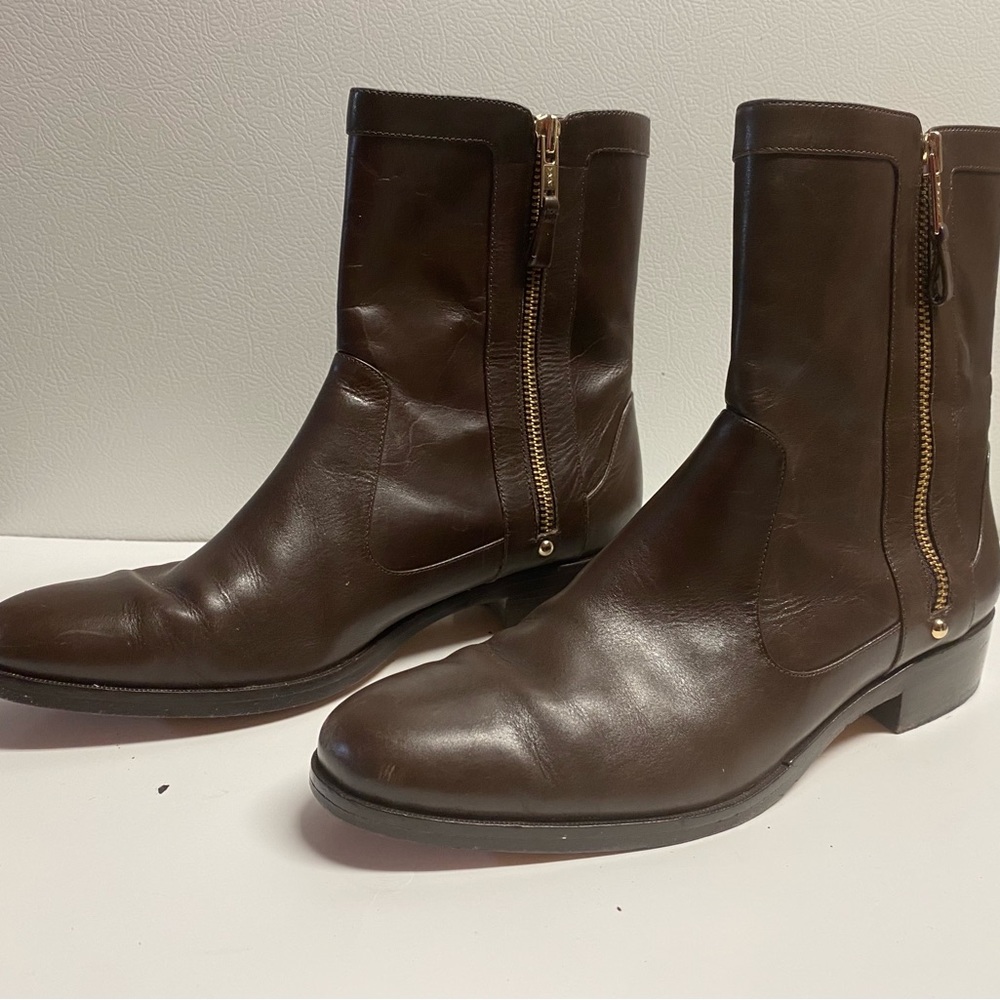 Ann Taylor Size 7.5 M, Brown Ankle Boots